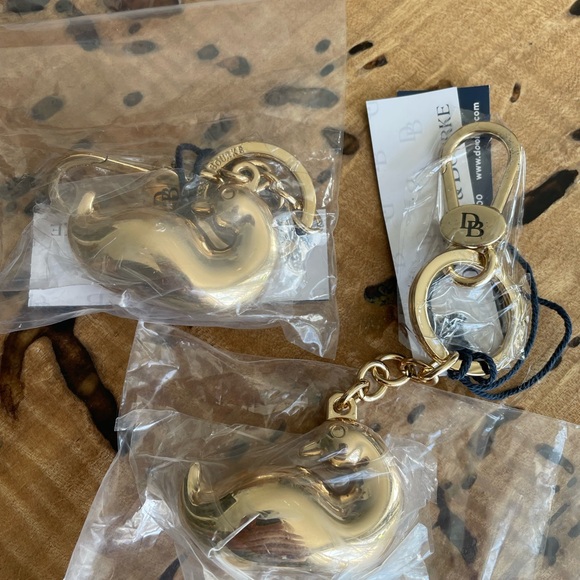 Dooney&Bourke Golden Duck Key Fob - Picture 3 of 4